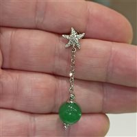 Orecchini Vidali Gioielli Donna in Argento Giada ORAR-65-34 - ORAR-65-34